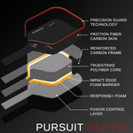 Engage New Pursuit Alpha 14mm Thermoformed Control and Spin Pickleball Paddle