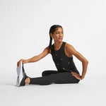 Nike Womens One Luxe Mid-Rise Leggings - Black/Clear