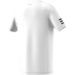 Adidas Boy Club 3-Stripe Tennis T-Shirt - White/Black