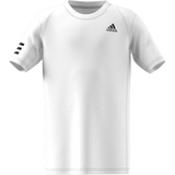 Adidas Boy Club 3-Stripe Tennis T-Shirt - White/Black