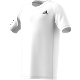 Adidas Boy Club 3-Stripe Tennis T-Shirt - White/Black