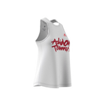 Adidas Womens Graphic Tank - White