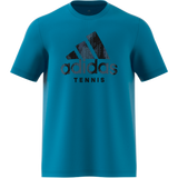 Adidas Graphic Logo Tee - Cat Camo/Sonic Aqua