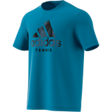 Adidas Graphic Logo Tee - Cat Camo/Sonic Aqua