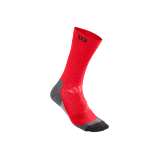 Wilson High-End Crew Sock - Red/Black
