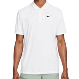Nike Court Dri-FIT Mens Tennis Polo - White/Black