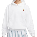 Nike Court Women Fleece Tennis Hoodie - White