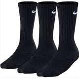 Nike Youths Cotton Cushion Crew Sock 3 Pack black
