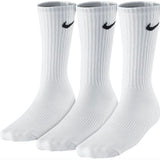Nike Youths Cotton Cushion Crew Sock 3 Pack white
