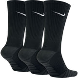 Nike Cushion Crewe Training 3 Pack black/grey