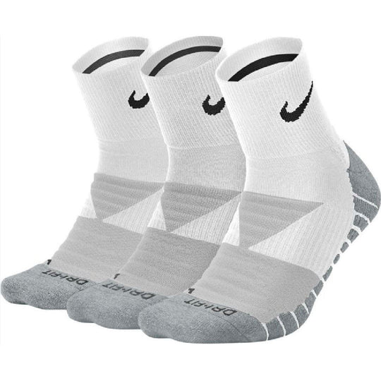 Nike Cushion Quarter Training Sock white/grey