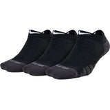 Nike Womens No Show Sock 3 Pack black/grey