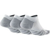 Nike Womens No Show Sock 3 Pack white/grey