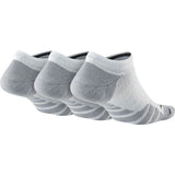 Nike Womens No Show Sock 3 Pack white/grey