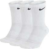 Nike Everyday Training Crew Socks Cushioned - White/Black (3 Pairs)