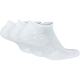 Nike Cushioned No Show 3 Pack - White