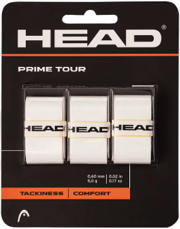 Head Prime Tour Overgrip  3 Pack - White