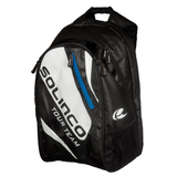 Solinco Tour Team Tennis Backpack -  Black/White/Blue