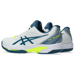Asics Solution Speed FF 2 Clay Mens Tennis Shoes - White/Restful Teal