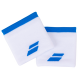Babolat Jumbo Wristband 2 Pack - White/Blue Aster