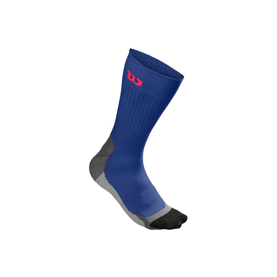 Wilson High-End Crew Sock blue/red