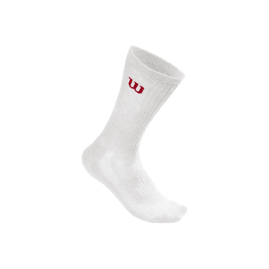 Wilson Crew Sock 3 Pack - White
