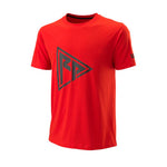 Wilson Rush Pro Tech Tee - Red/Black