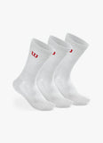 Wilson Crew Sock 3 Pack - White