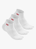 Wilson Quarter Sock 3 Pack - White