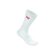 Wilson White Crew Sock 3 Pack - White