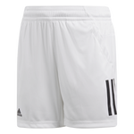 Adidas Boys Club 3 Stripe Shorts - White/Black