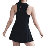 Nike Victory Womens Dri-FIT Short Flouncy Tennis Skirt - Black/White
