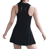 Nike Victory Womens Dri-FIT Short Flouncy Tennis Skirt - Black/White