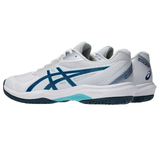 Asics GAME FF Mens Pickleball Shoes - White/Mako Blue