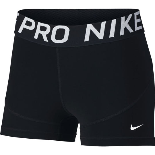 Nike Womens Pro Short 3 Inch - Black/White
