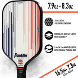 Franklin Signature Series Fiberglass 16mm with Maxgrit Pickleball Paddle