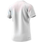 Adidas Melbourne Tee - White/Black/Legend Burgundy
