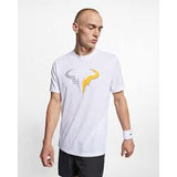 Nike Dri-FIT Rafa Tee - White/Laser Orange