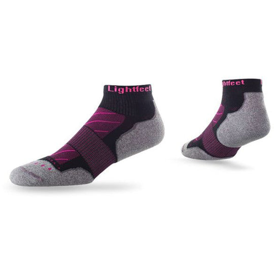 Lightfeet Evolution Mini Crew Sock black/pink