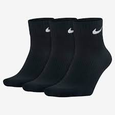 Nike Performance Quarter Sock 3 Pack Black 