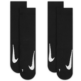 Nike Court Multiplier Max Cushioned Tennis Crew Socks 2 Pairs - Black