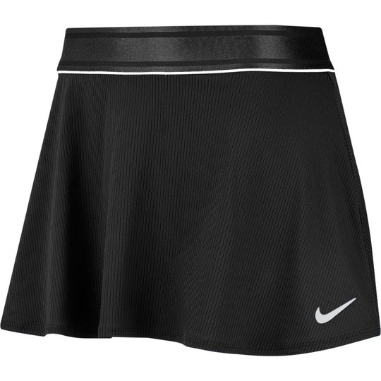 Nike Womens Court DriFit Skirt - Black/White