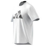 Adidas Design for Movement HIIT Tennis T-Shirt - White/Black