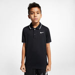 Nike Boys Court DriFit Polo - Black/White