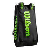 Wilson Super Tour 3 15 Pack Bag - Charcoal/Green