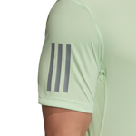 Adidas Club 3 Stripe Polo - Glow Green/Grey