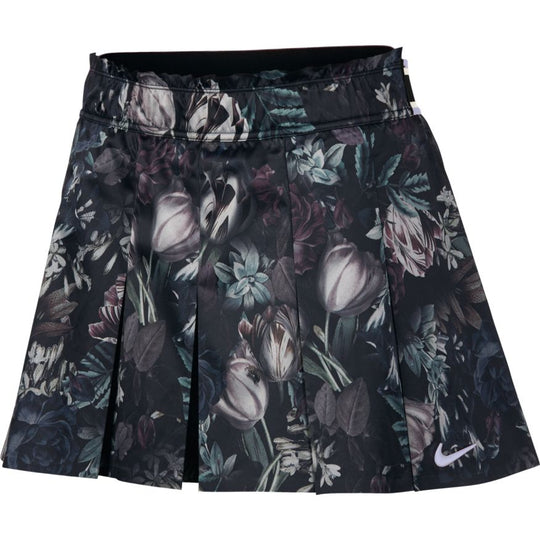 Nike Womens Court Flex Skirt - Black/Oxygen Purple