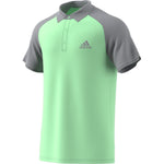Adidas Club Colour Block Polo - Glow Green/Grey