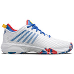 K Swiss Hypercourt Supreme White/Classic Blue/Berry Red Men Tennis Shoes