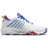 K Swiss Hypercourt Supreme White/Classic Blue/Berry Red Men Tennis Shoes